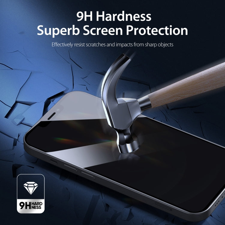 For iPhone 12 / 12 Pro 5pcs DUX DUCIS 0.33mm 9H High Aluminum Anti-spy HD Tempered Glass Film - iPhone 12 / 12 Pro Tempered Glass by DUX DUCIS | Online Shopping UK | buy2fix