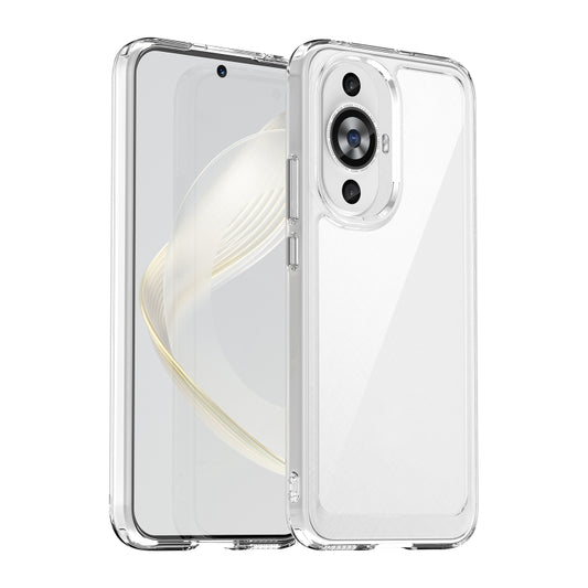 For Huawei Nova 11 Colorful Series Acrylic + TPU Phone Case(Transparent) - Huawei Cases by buy2fix | Online Shopping UK | buy2fix