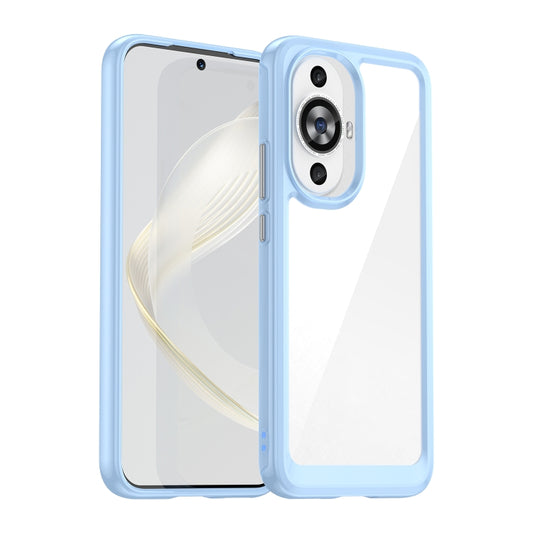 For Huawei Nova 11 Colorful Series Acrylic + TPU Phone Case(Blue) - Huawei Cases by buy2fix | Online Shopping UK | buy2fix