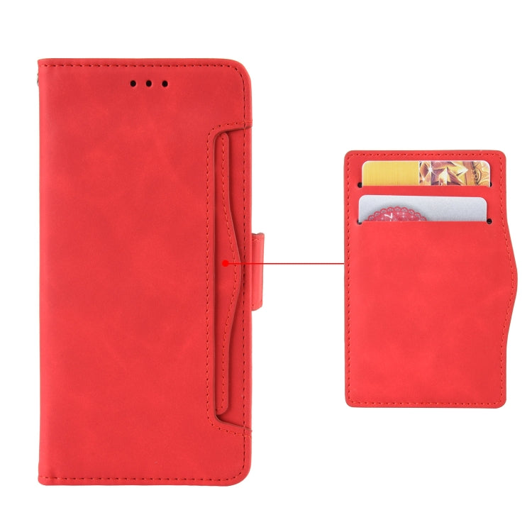 For OnePlus Nord CE 3 Lite Skin Feel Calf Texture Card Slots Leather Phone Case(Red) - OnePlus Cases by buy2fix | Online Shopping UK | buy2fix