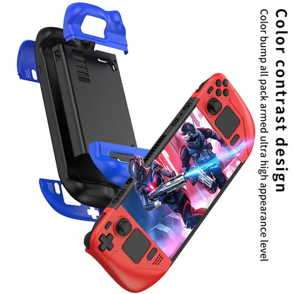 GKK For Steam Deck Color Contrast Anti-fall Game Console Case(Black) - Cover Case by GKK | Online Shopping UK | buy2fix