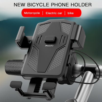 Yesido C94 Bicycle / Motorcycle Elastic Clip Phone Navigation Bracket(Black) - Holder by Yesido | Online Shopping UK | buy2fix