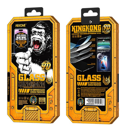 For iPhone 14 WK WTP-069 King Kong Vacha 9D Curved AR HD Tempered Glass Film(Black) - iPhone 14 Tempered Glass by WK | Online Shopping UK | buy2fix