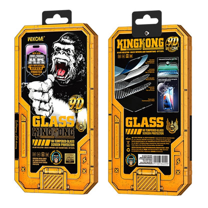 For iPhone 14 Pro WK WTP-070 King Kong Vacha 9D Curved AR Frosted Tempered Glass Film(Black) - iPhone 14 Pro Tempered Glass by WK | Online Shopping UK | buy2fix