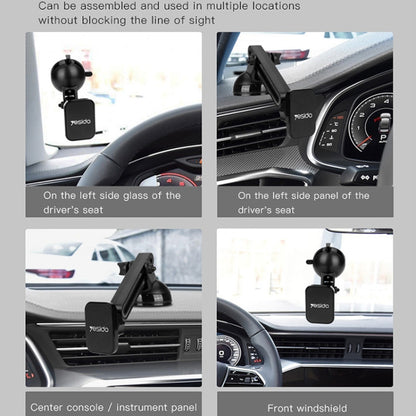 Yesido C39 Car Windshield Telescopic Magnetic Phone Holder(Black) -  by Yesido | Online Shopping UK | buy2fix