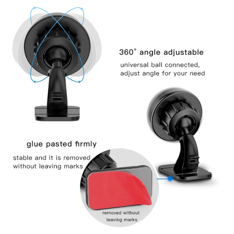 Yesido C60 Car 360 Degree Rotation Magnetic Phone Holder(Black) -  by Yesido | Online Shopping UK | buy2fix