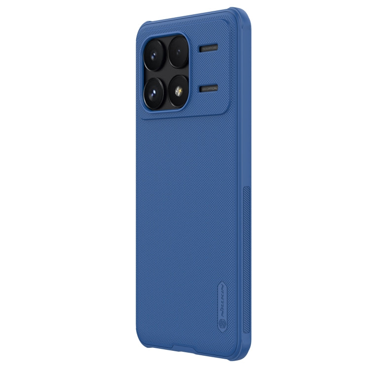 For Xiaomi Redmi K70 / K70 Pro NILLKIN Frosted Shield Pro PC + TPU Phone Case(Blue) - Xiaomi Cases by NILLKIN | Online Shopping UK | buy2fix