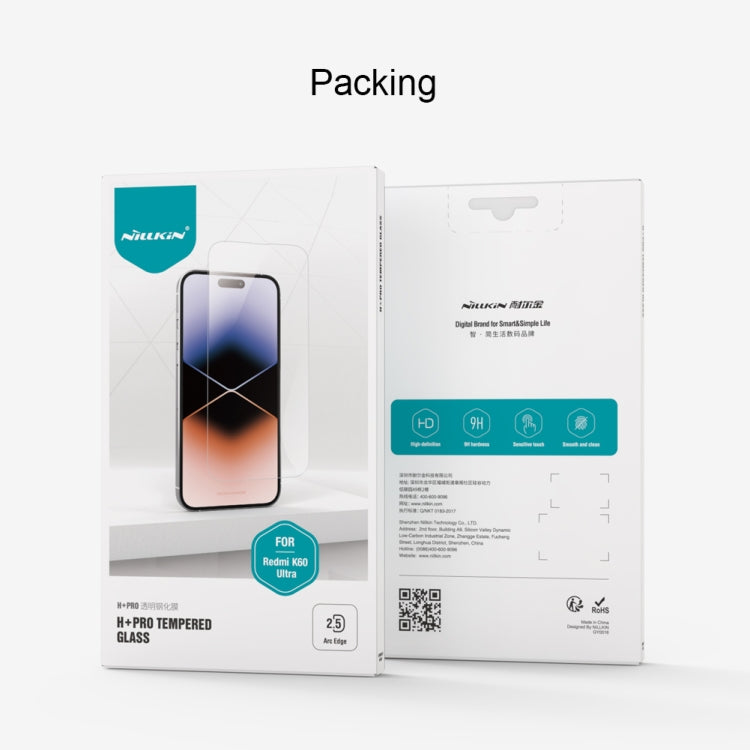 For Xiaomi Redmi K60 Ultra NILLKIN H+Pro 0.2mm 9H Explosion-proof Tempered Glass Film -  by NILLKIN | Online Shopping UK | buy2fix