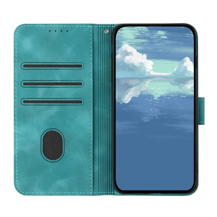 For Honor 10 Lite Line Pattern Skin Feel Leather Phone Case(Light Blue) - Honor Cases by buy2fix | Online Shopping UK | buy2fix