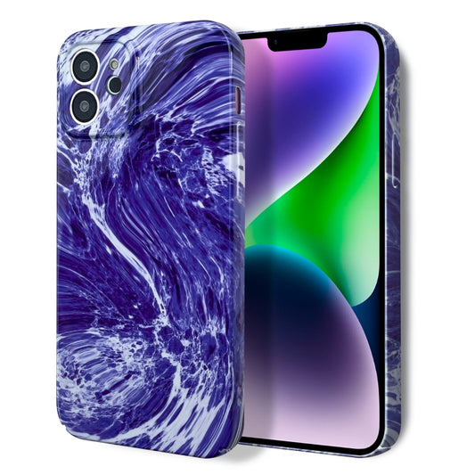 For iPhone 13 Pro Marble Pattern Phone Case(Purple White) - iPhone 13 Pro Cases by buy2fix | Online Shopping UK | buy2fix