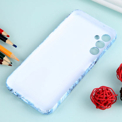 For Samsung Galaxy S22 5G Marble Pattern Phone Case(Navy Blue White) - Galaxy S22 5G Cases by buy2fix | Online Shopping UK | buy2fix