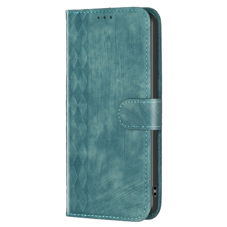 For Xiaomi 11i / Redmi K40 Plaid Embossed Leather Phone Case(Green) - Xiaomi Cases by buy2fix | Online Shopping UK | buy2fix