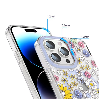 For iPhone 12 MagSafe Magnetic TPU Phone Case(Little Flower) - iPhone 12 / 12 Pro Cases by buy2fix | Online Shopping UK | buy2fix