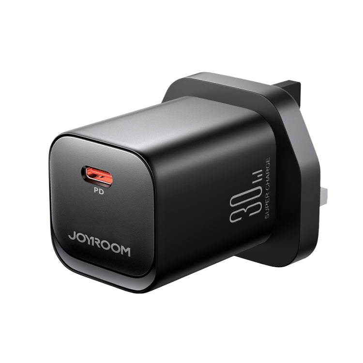 JOYROOM TCF07 30W USB-C / Type-C Fast Charger, Plug:UK Plug(Black) - USB Charger by JOYROOM | Online Shopping UK | buy2fix