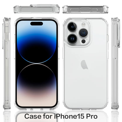 For iPhone 15 Pro Scratchproof Acrylic TPU Phone Case(Transparent) - iPhone 15 Pro Cases by buy2fix | Online Shopping UK | buy2fix