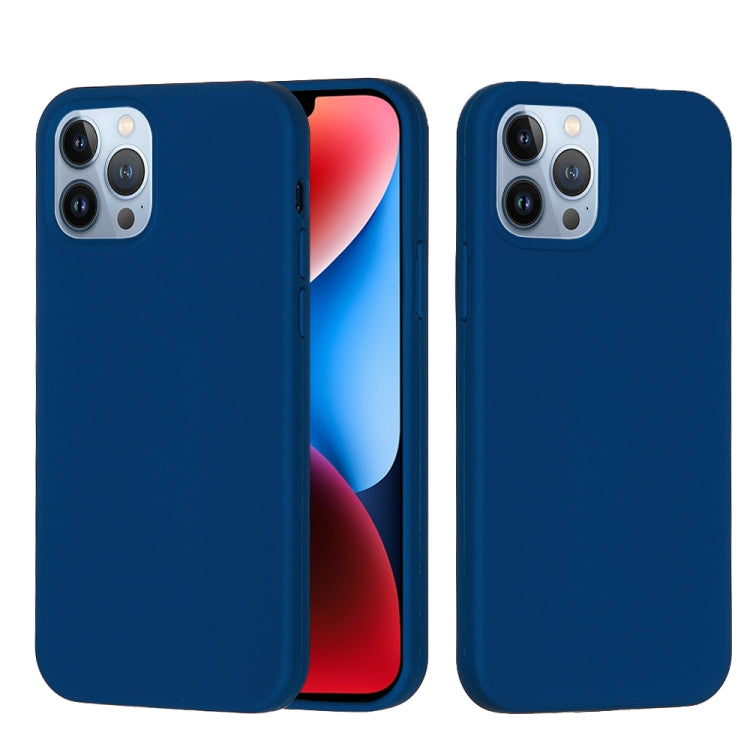 For iPhone 15 Pro Max Solid Color Silicone Phone Case(Cobalt Blue) - iPhone 15 Pro Max Cases by buy2fix | Online Shopping UK | buy2fix