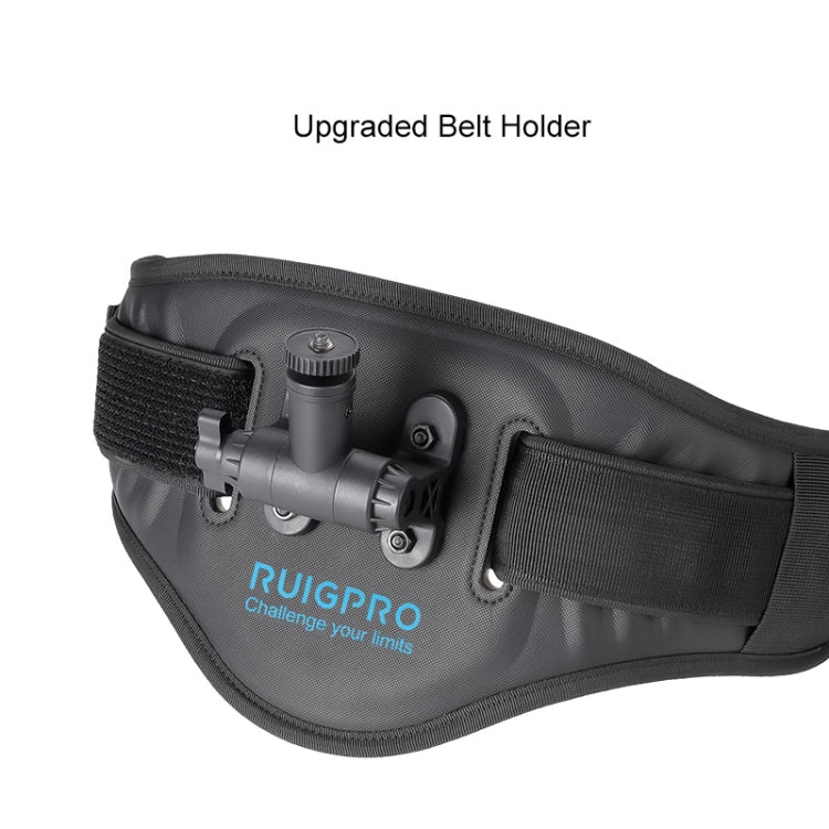 RUIGPRO Waist Belt Mount Strap With Adapter & Selfie Stick - Chest Belt by RUIGPRO | Online Shopping UK | buy2fix