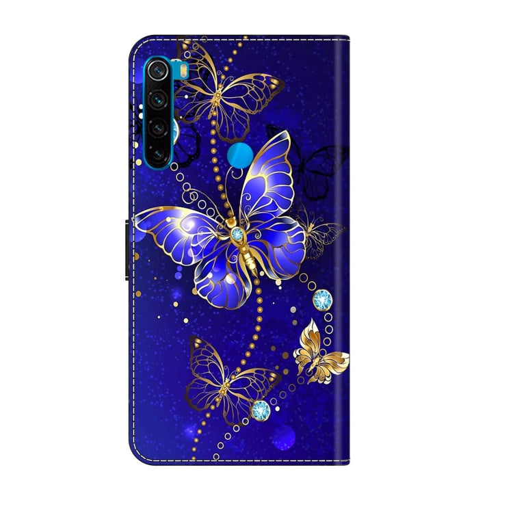 For Xiaomi Redmi Note 8 Crystal 3D Shockproof Protective Leather Phone Case(Diamond Butterfly) - Xiaomi Cases by buy2fix | Online Shopping UK | buy2fix