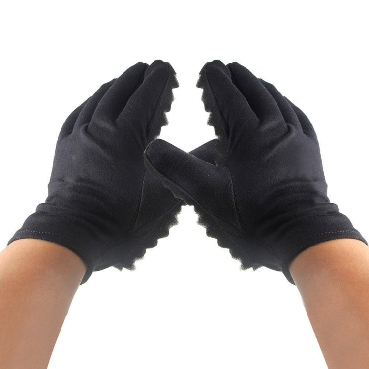 4 PCS Sponge Wipe Black Hair Styling Gloves(Double-Sided) - Hair Trimmer by buy2fix | Online Shopping UK | buy2fix