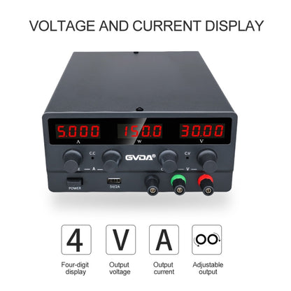 GVDA SPS-H3010 30V-10A Adjustable Voltage Regulator, Specification:EU Plug(White) - Others by GVDA | Online Shopping UK | buy2fix