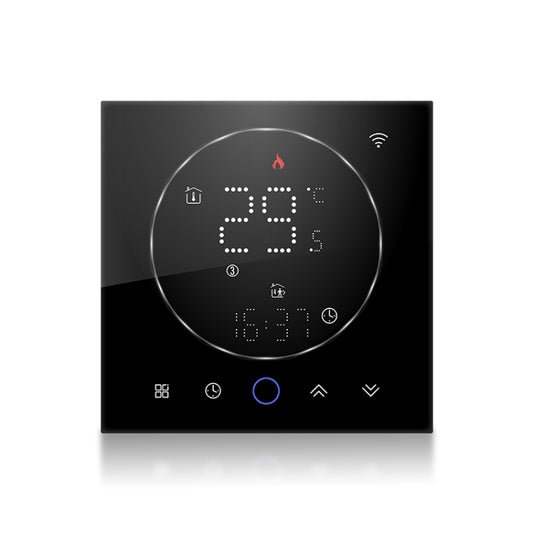 BHT-008GBL 95-240V AC 16A Smart Home Electric Heating LED Thermostat Without WiFi(Black) - Thermostat & Thermometer by buy2fix | Online Shopping UK | buy2fix