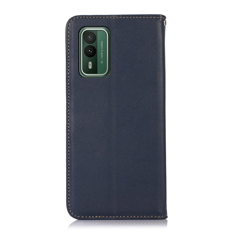 For Nokia XR21 KHAZNEH Nappa Top Layer Cowhide Leather Phone Case(Blue) - Nokia Cases by buy2fix | Online Shopping UK | buy2fix