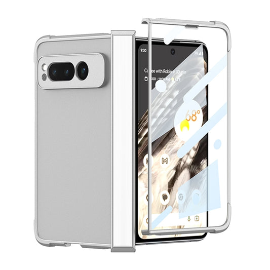 For Google Pixel Fold GKK Skin Feel Airbag Hinge Shockproof Phone Case(Silver) - Google Cases by GKK | Online Shopping UK | buy2fix