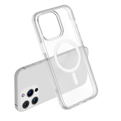 For iPhone 15 Pro Terminator Style Transparent MagSafe Magnetic Phone Case(Transparent) - iPhone 15 Pro Cases by buy2fix | Online Shopping UK | buy2fix