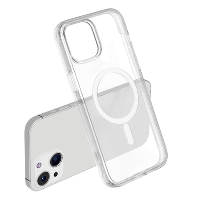 For iPhone 15 Plus Terminator Style Transparent MagSafe Magnetic Phone Case(Transparent) - iPhone 15 Plus Cases by buy2fix | Online Shopping UK | buy2fix