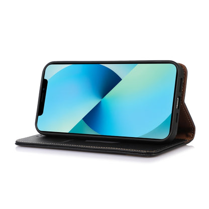For Huawei Nova 11 KHAZNEH Nappa Top Layer Cowhide Leather Phone Case(Black) - Huawei Cases by buy2fix | Online Shopping UK | buy2fix