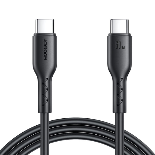 JOYROOM SA26-CC3 Flash Charge Series 60W USB-C / Type-C to USB-C / Type-C Fast Charging Data Cable, Cable Length:2m(Black) - USB-C & Type-C Cable by JOYROOM | Online Shopping UK | buy2fix
