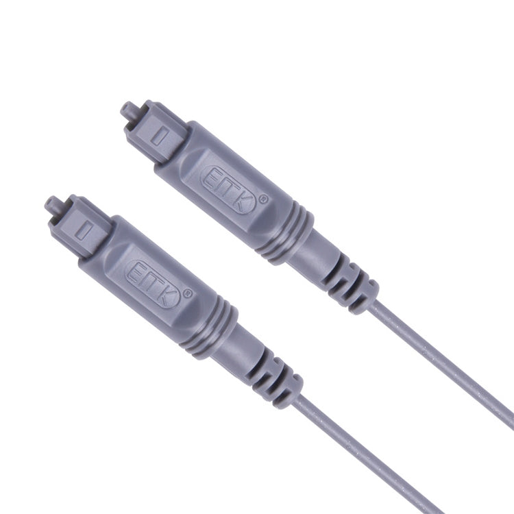 1.5m EMK OD2.2mm Digital Audio Optical Fiber Cable Plastic Speaker Balance Cable(Silver Grey) - Audio Optical Cables by EMK | Online Shopping UK | buy2fix