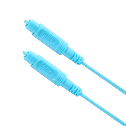 1.5m EMK OD2.2mm Digital Audio Optical Fiber Cable Plastic Speaker Balance Cable(Sky Blue) - Audio Optical Cables by EMK | Online Shopping UK | buy2fix