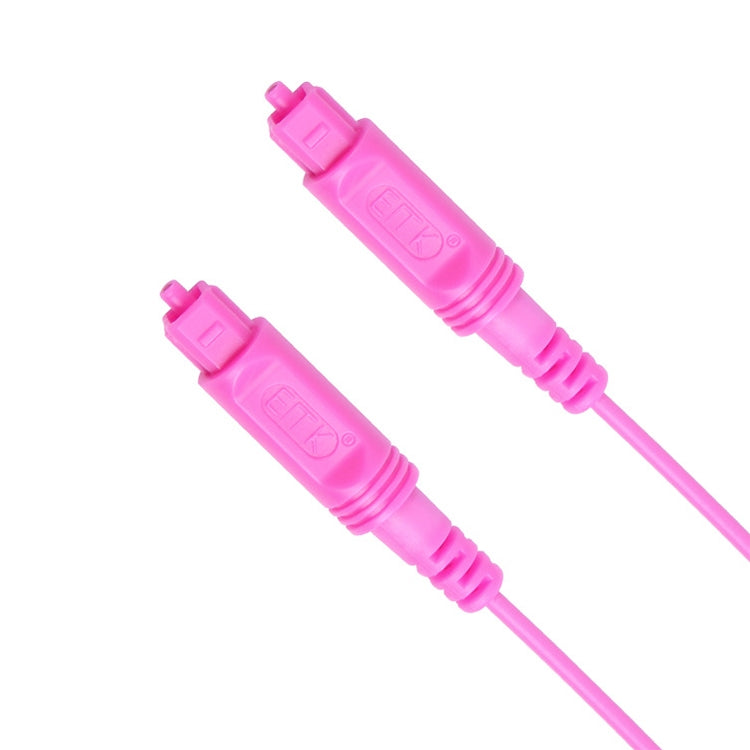 15m EMK OD2.2mm Digital Audio Optical Fiber Cable Plastic Speaker Balance Cable(Pink) - Audio Optical Cables by EMK | Online Shopping UK | buy2fix