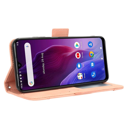 For Cubot P60 Skin Feel Calf Texture Card Slots Leather Phone Case(Pink) - More Brand by buy2fix | Online Shopping UK | buy2fix