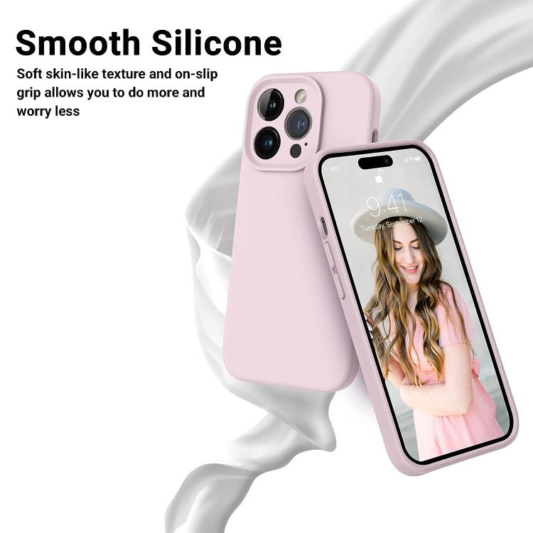 For iPhone 15 LK MagSafe Magnetic Silicone Phone Case(Pink) - iPhone 15 Cases by buy2fix | Online Shopping UK | buy2fix