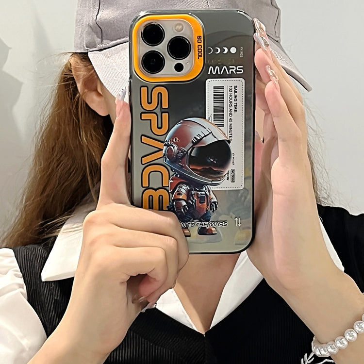 For iPhone 15 Pro Max Astronaut Pattern PC Phone Case(Gray Astronaut) - iPhone 15 Pro Max Cases by buy2fix | Online Shopping UK | buy2fix