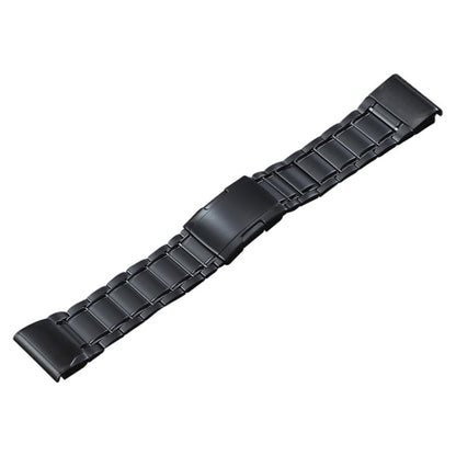 For Garmin Tactix 7 Pro/Fenix 7X/6X Pro 26mm Quick Release Five Bead Titanium Steel Watch Band(Black) - Watch Bands by buy2fix | Online Shopping UK | buy2fix