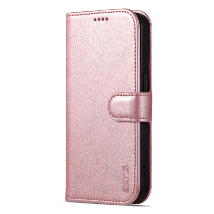 For iPhone 15 Pro Max AZNS Skin Feel Calf Texture Flip Leather Phone Case(Rose Gold) - iPhone 15 Pro Max Cases by AZNS | Online Shopping UK | buy2fix