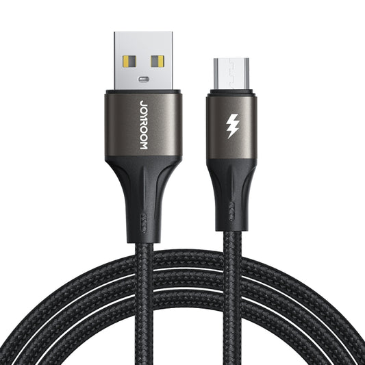 JOYROOM SA25-AM3 3A USB to Micro USB Fast Charge Data Cable, Length:2m(Black) - Micro USB Cable by JOYROOM | Online Shopping UK | buy2fix
