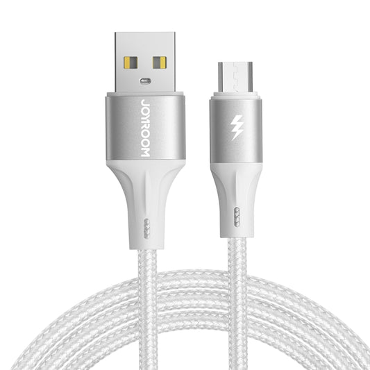 JOYROOM SA25-AM3 3A USB to Micro USB Fast Charge Data Cable, Length:3m(White) - Micro USB Cable by JOYROOM | Online Shopping UK | buy2fix
