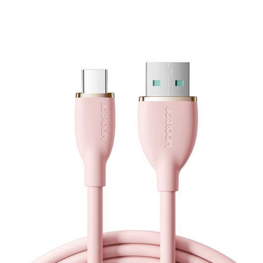 JOYROOM SA29-AC3 3A USB to USB-C/Type-C Liquid Silicone Fast Charging Data Cable, Length: 1.2m(Pink) - USB-C & Type-C Cable by JOYROOM | Online Shopping UK | buy2fix