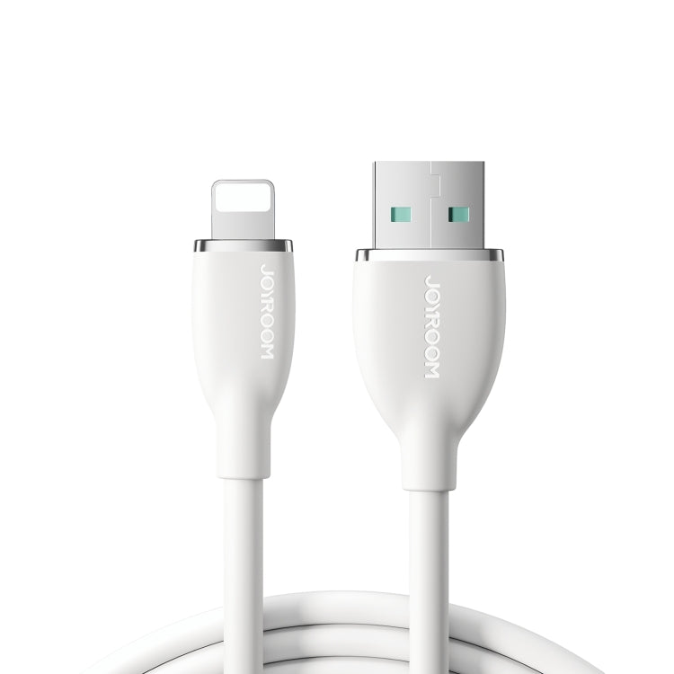 JOYROOM SA29-AL3 3A USB to 8 Pin Liquid Silicone Fast Charging Data Cable, Length: 1.2m(White) - Normal Style Cable by JOYROOM | Online Shopping UK | buy2fix