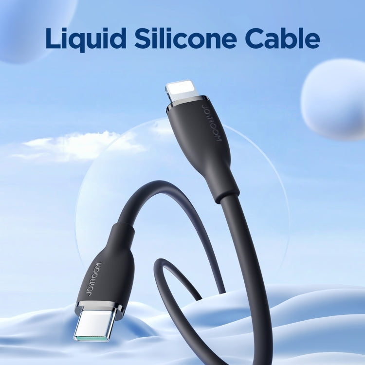JOYROOM SA29-CL3 30W USB-C/Type-C to 8 Pin Liquid Silicone Fast Charging Data Cable, Length: 1.2m(Black) - 2 in 1 Cable by JOYROOM | Online Shopping UK | buy2fix