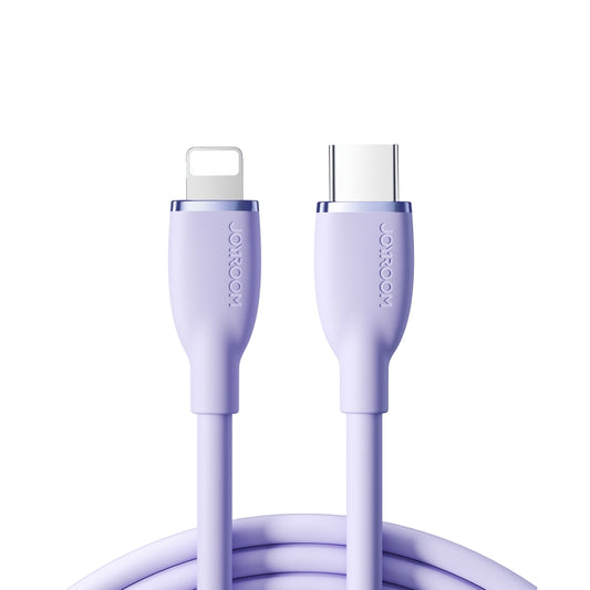 JOYROOM SA29-CL3 30W USB-C/Type-C to 8 Pin Liquid Silicone Fast Charging Data Cable, Length: 1.2m(Purple) - 2 in 1 Cable by JOYROOM | Online Shopping UK | buy2fix