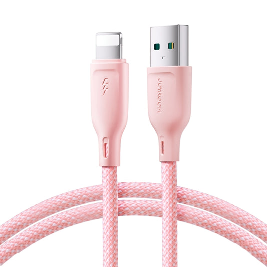 JOYROOM SA34-AL3 3A USB to 8 Pin Fast Charge Data Cable, Length: 1m(Pink) - Normal Style Cable by JOYROOM | Online Shopping UK | buy2fix