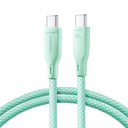 JOYROOM SA34-CC3 60W USB-C/Type-C to USB-C/Type-C Fast Charge Data Cable, Length: 1m(Green) - USB-C & Type-C Cable by JOYROOM | Online Shopping UK | buy2fix