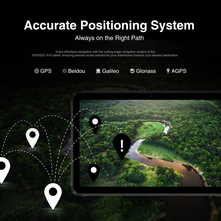 [HK Warehouse] DOOGEE R10 4G Rugged Tablet, 10.4 inch 8GB+128GB Android 13 MT8781 Octa Core Support Dual SIM, Global Version with Google Play, EU Plug(Silver) - Other by DOOGEE | Online Shopping UK | buy2fix