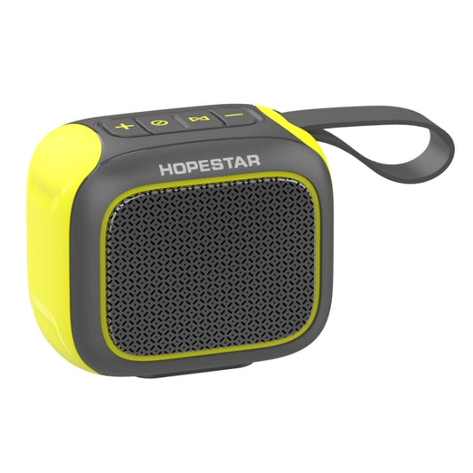 HOPESTAR A22 IPX6 Waterproof Portable Bluetooth Speaker Outdoor Subwoofer(Black Yellow) - Mini Speaker by HOPESTAR | Online Shopping UK | buy2fix