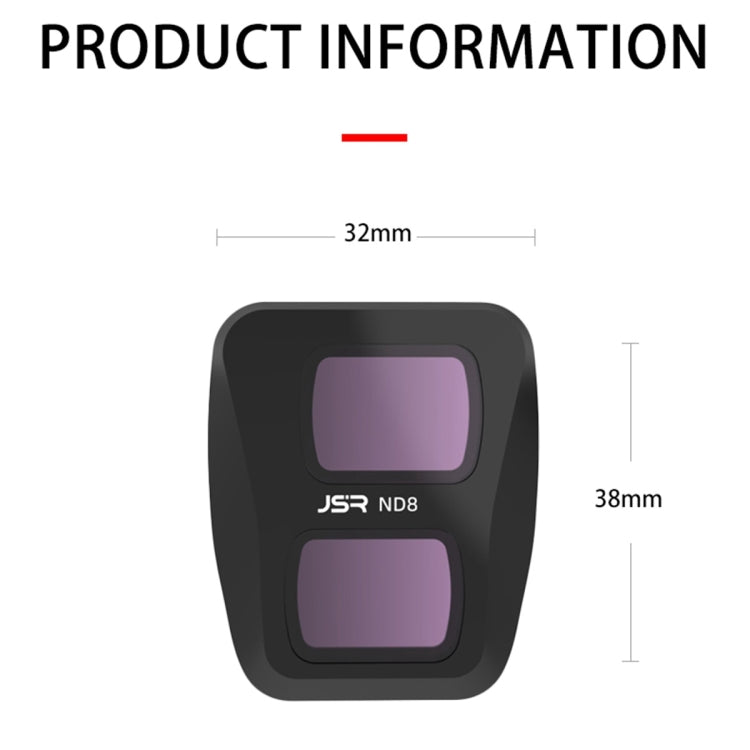 For DJI Air 3 JSR KB Series Drone Lens Filter, Filter:ND1000 - Lens Filter by JSR | Online Shopping UK | buy2fix